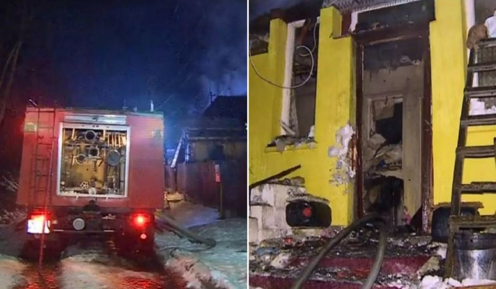 Un bărbat din Mureș a murit ars de viu în casă. Vecinul lui a încercat să îl salveze