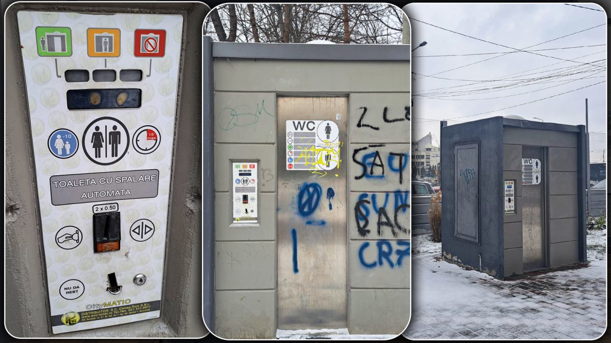 Bătaie de joc pe bani publici la Primăria Iași. Toaletele automate de 180 de mii de euro nu funcționează de ani buni – FOTO/VIDEO