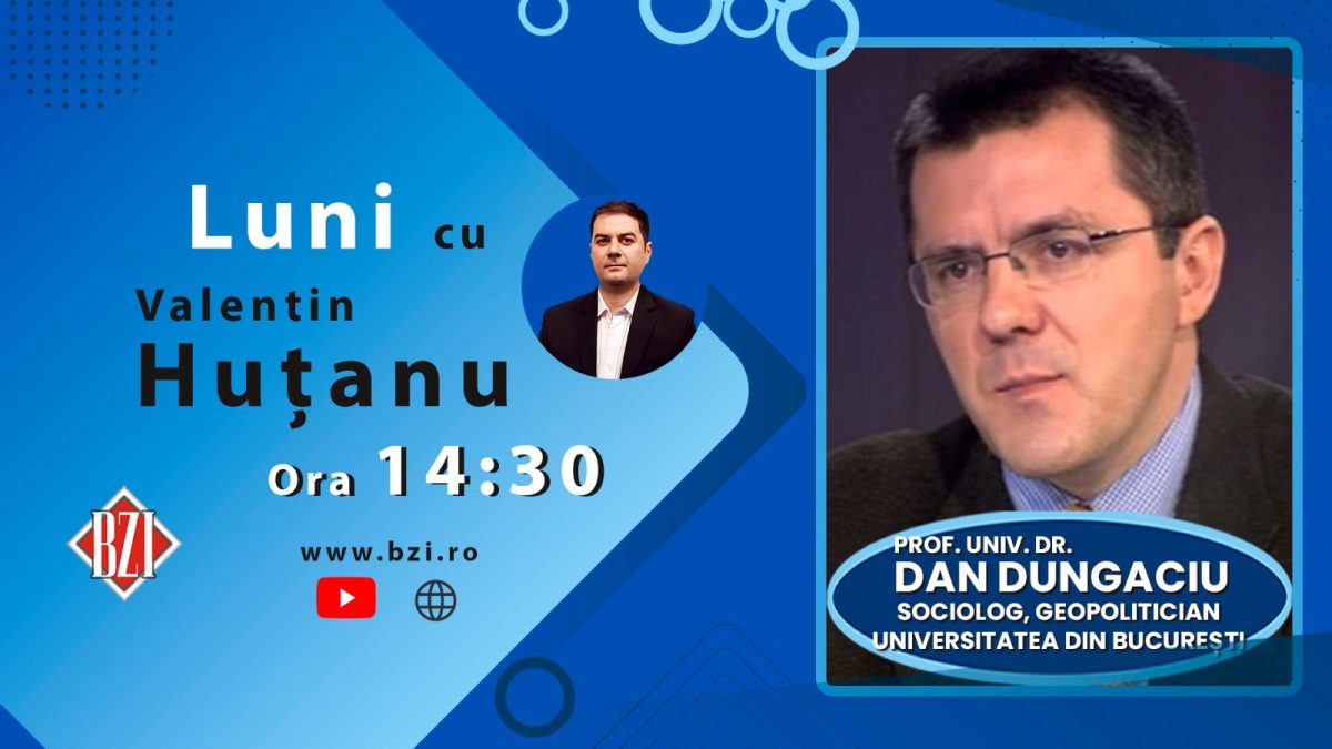 Cea mai importantă analiză legată de Războiul din Ucraina, tensiunile din vecinătatea României dar și din întreaga lume, într-o specială ediție BZI LIVE alături de cunoscutul sociolog, prof. univ. dr. Dan Dungaciu – Universitatea din București
