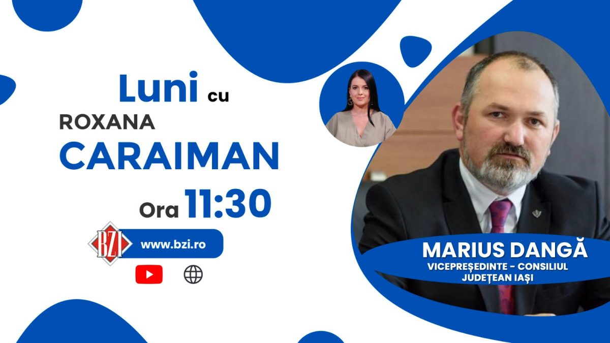 Cel mai mare buget pentru județul Iași din ultimii 30 de ani! Unde se vor duce banii spune Marius Dangă, vicepreședintele Consiliului Județean Iași, la BZI LIVE
