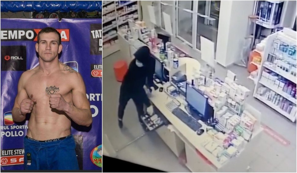 Un cunoscut luptător MMA, autorul mai multor jafuri armate, în București