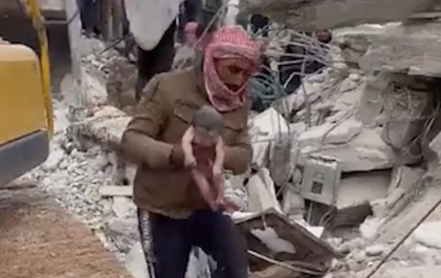 Bebeluș născut sub dărâmături: ce s-a întâmplat cu micuța din Siria la scurt timp după ce a fost găsită 