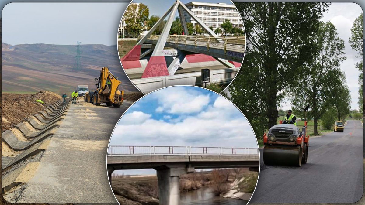 Mai multe drumuri județene vor fi modernizate. Proiectele au o valoare de peste 130 de milioane de lei