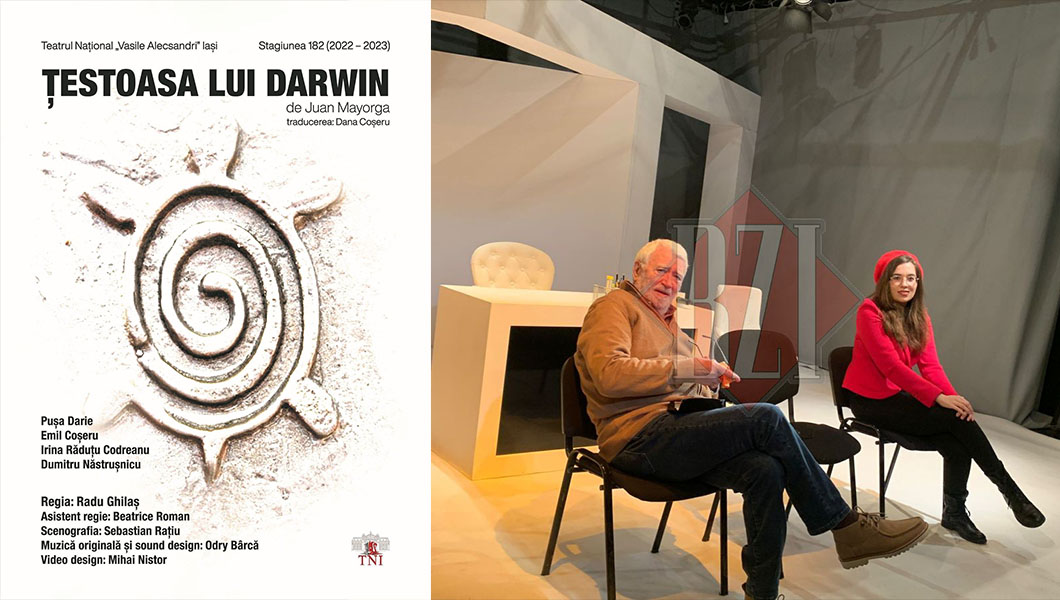 “Țestoasa lui Darwin”, premieră la Teatrul Național din Iași – FOTO, VIDEO