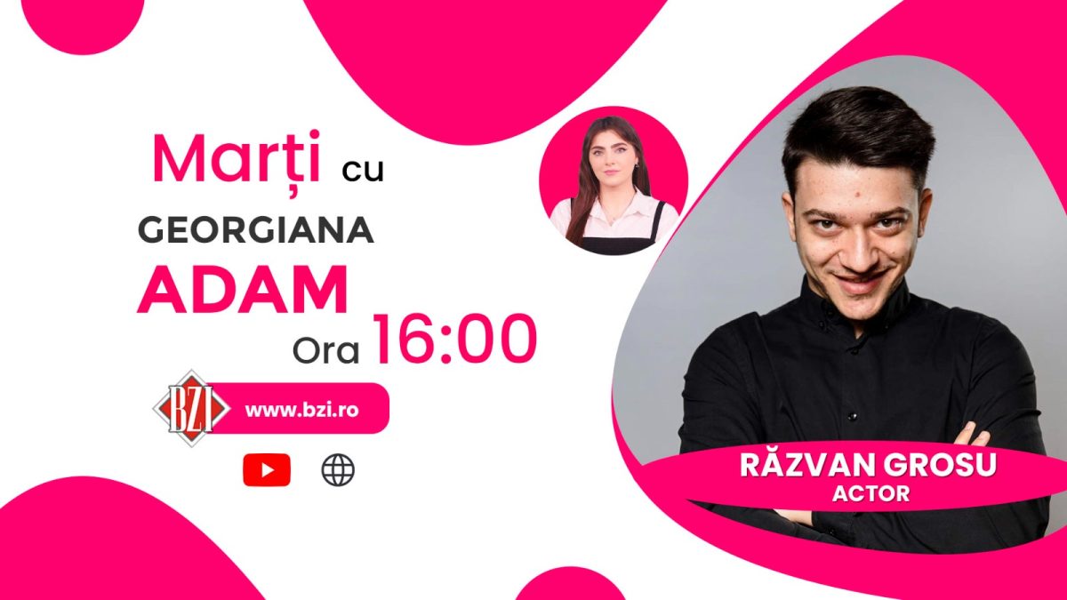 Răzvan Grosu, actor, povestește pentru BZI LIVE despre pasiune, determinare și momente importante din cariera sa