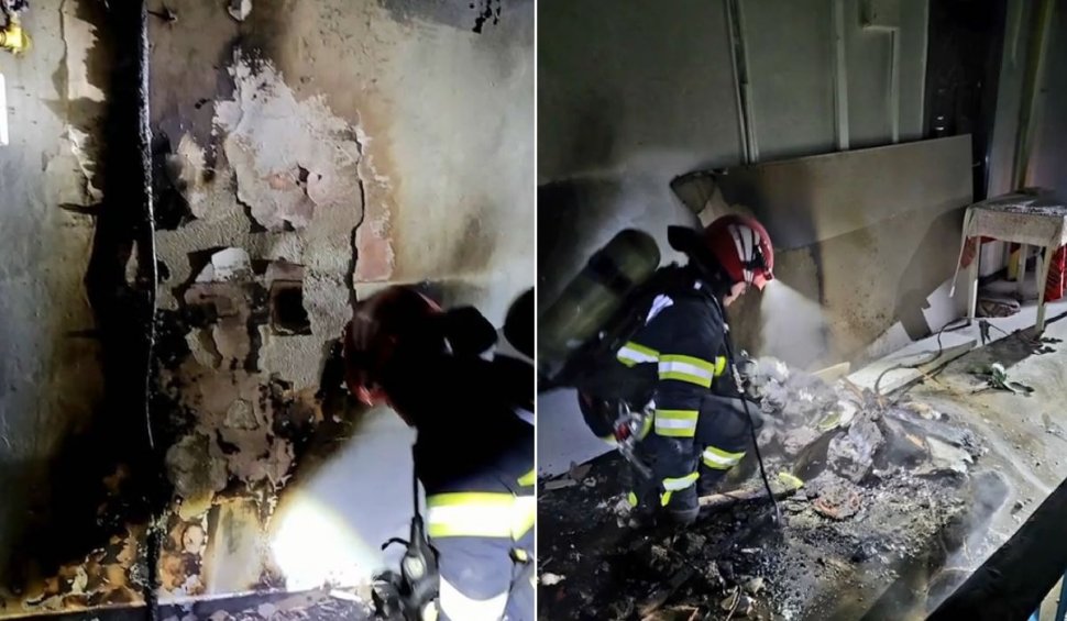 Locatarii unui bloc din Giurgiu au fost evacuaţi de urgenţă, în urma unui incendiu izbucnit de la lumânările unui priveghi
