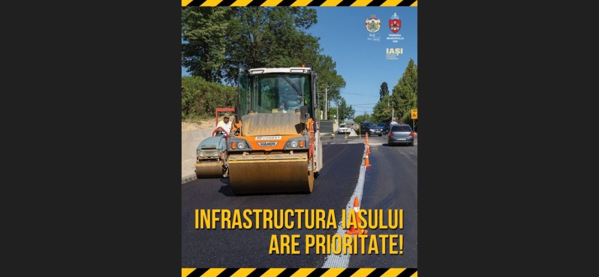 Primăria Municipiului Iași, nou contract pentru realizarea serviciilor de proiectare și asistență tehnică în vederea modernizării a șase străzi