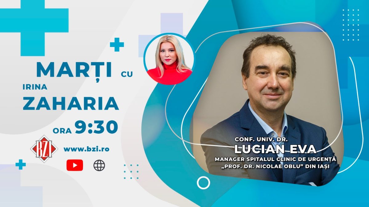 Dr. Lucian Eva, managerul Spitalului Clinic de Urgență „Prof. Dr. Nicolae Oblu”, discută în platoul BZI LIVE despre intervențiile efectuate cu aparatura ultramodernă Gamma Knife