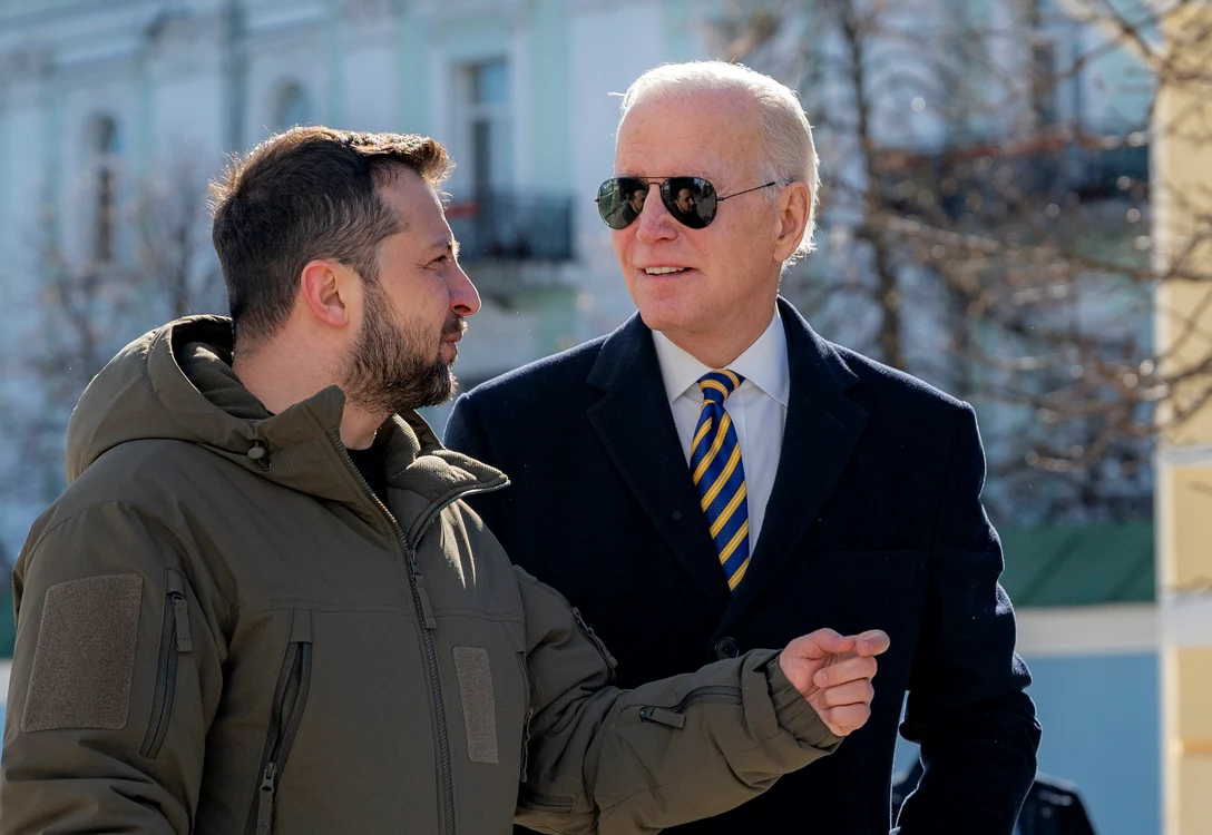 Ce mesaj a transmis Volodimir Zelenski după vizita președintelui american, Joe Biden