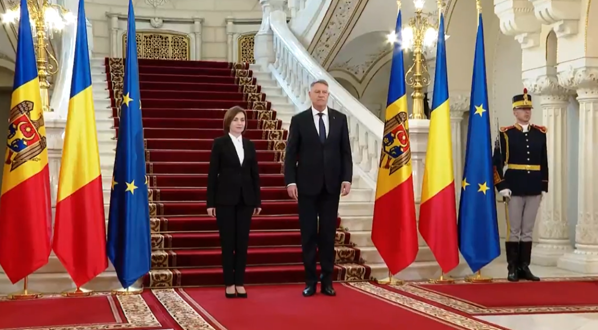 Klaus Iohannis o primește la Palatul Cotroceni pe președintele Republicii Moldova Maia Sandu – LIVE VIDEO