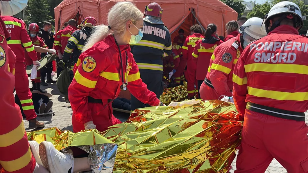 Poligon de pregătire în situaţii de urgenţă pentru pompierii şi personalul SMURD, inaugurat la Iaşi