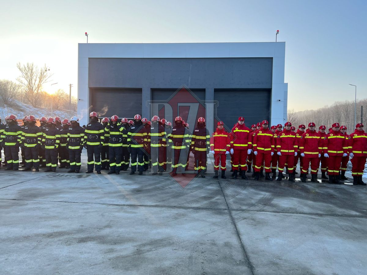 Poligonul de pregătire în situaţii de urgenţă pentru pompierii şi personalul SMURD, inaugurat la Iaşi – FOTO