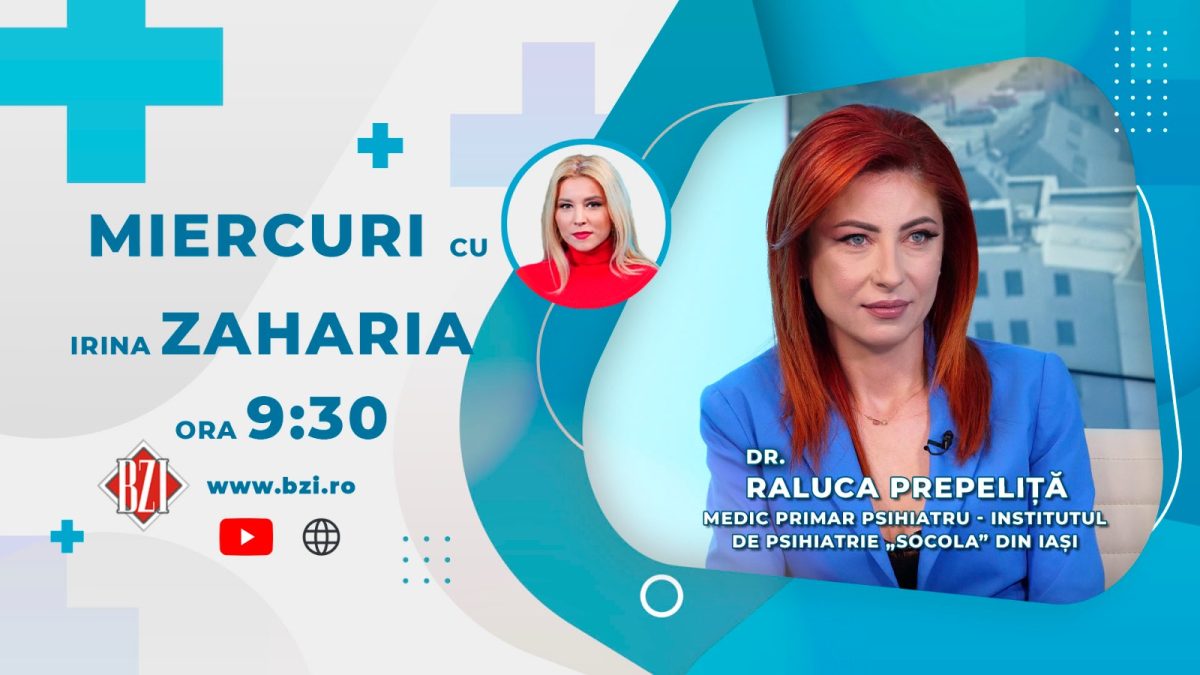 Dr. Raluca Prepeliță, medic primar psihiatru în cadrul Institutului de Psihiatrie Socola Iași, vorbeste în emisiunea BZI LIVE despre cum pot fi tratate adicțiile