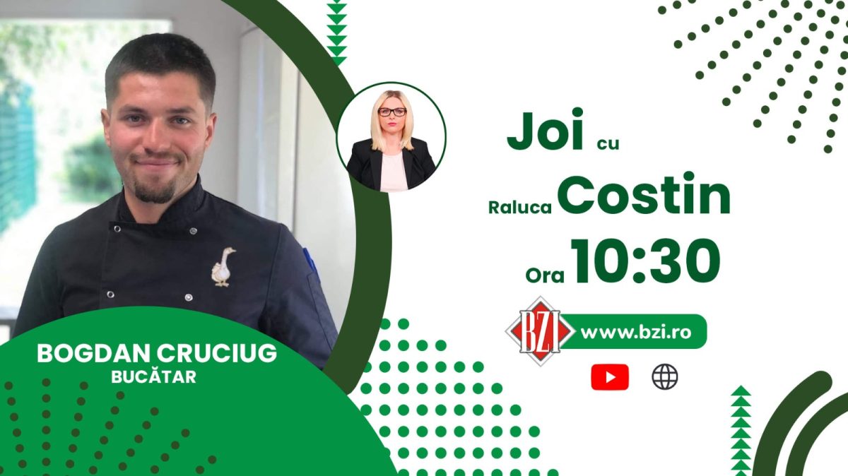 Ce soluții există pentru o slăbire sănătoasă și de durată? Aflați într-o nouă ediție BZI LIVE de la bucătarul Bogdan Cruciug, care a lansat o carte culinară