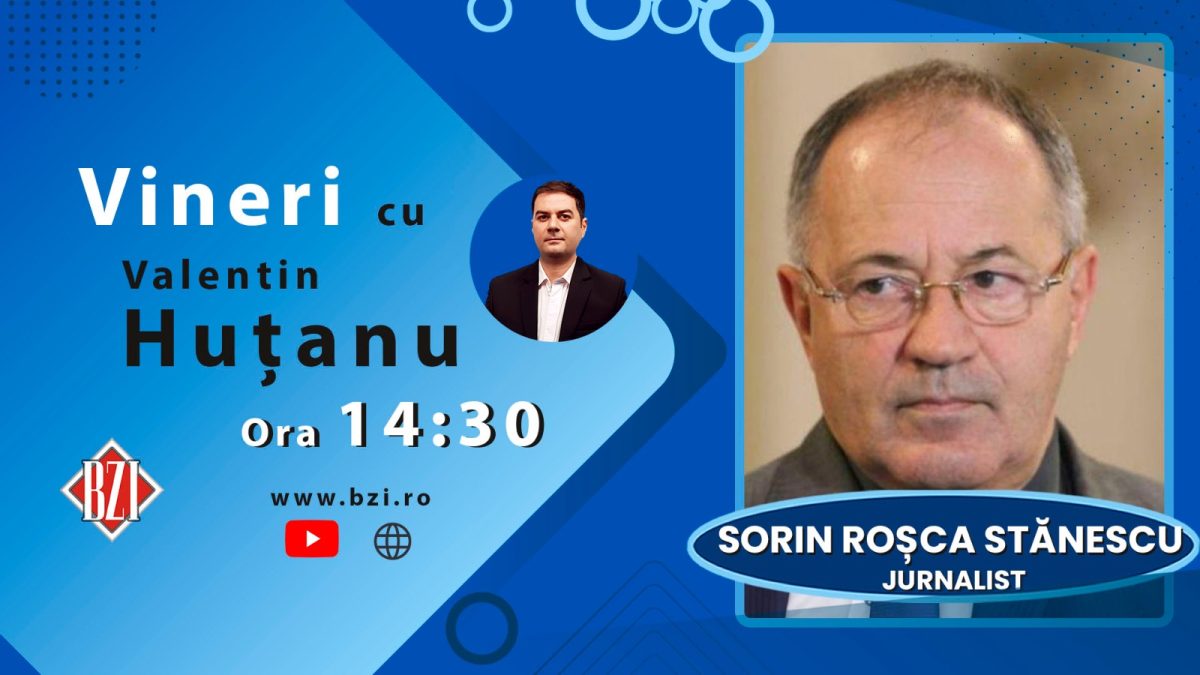 Cele mai fierbinți și importante subiecte ale momentului, analizate la BZI LIVE alături de nașul presei din România, celebrul senior – jurnalist Sorin Roșca Stănescu