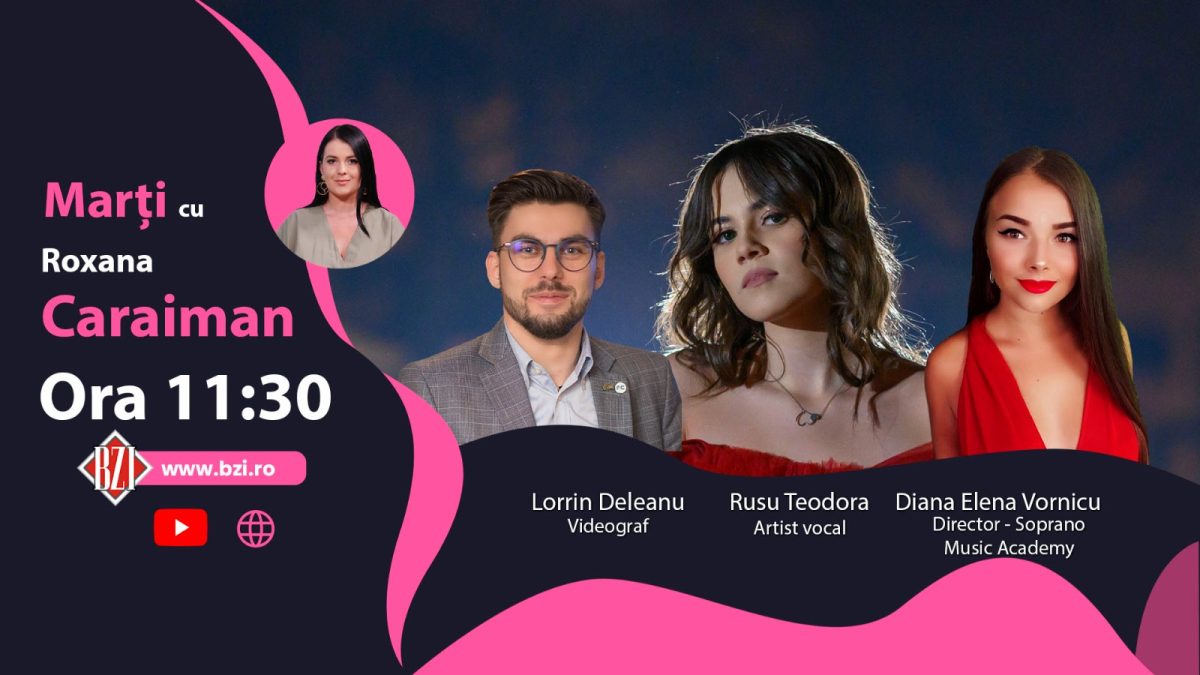 Ziua îndrăgostiților sărbătorită prin artă la BZI LIVE cu Diana Vornicu, Teodora Rusu și Lorrin Deleanu