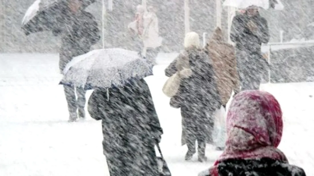 Ninsori în aproape toată România. Un val de aer foarte rece va pune stăpânire pe țară
