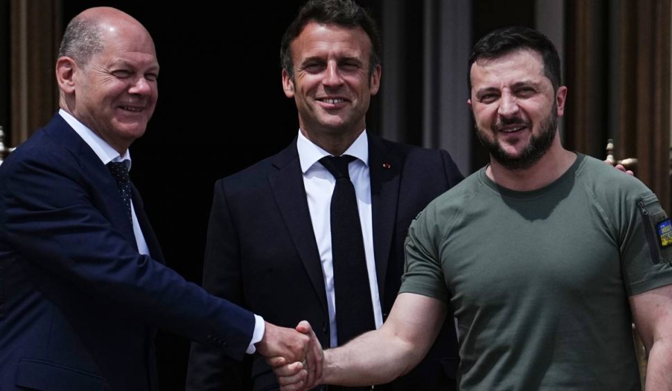 Volodimir Zelenski a ajuns în Franţa. Întâlnire cu Emmanuel Macron și cancelarul german Olaf Scholz – LIVE VIDEO