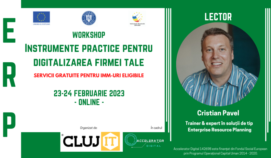 CLUJ IT invită IMM-urile din România să descopere și să testeze gratuit instrumente practice de digitalizare
