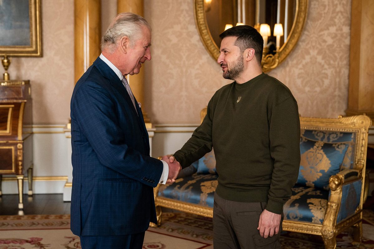 Volodimir Zelenski s-a întâlnit cu Regele Charles al III-lea la Palatul Buckingham