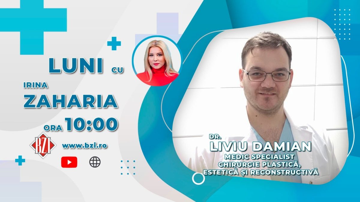 Dr. Liviu Damian, medic specialist chirurgie plastică, estetică și reconstructivă, discută în emisiunea BZI LIVE despre noile tehnologii medicale în materie de estetică