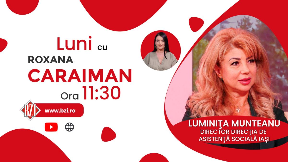 Responsabilități sociale față de persoanele defavorizate. Luminița Munteanu la BZI LIVE despre asistență socială