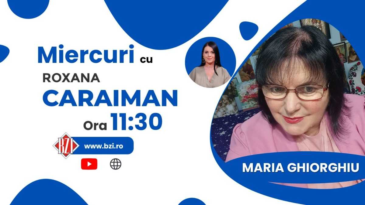 Maria Ghiorghiu într-o nouă ediție BZI LIVE cu cele mai recente previziuni