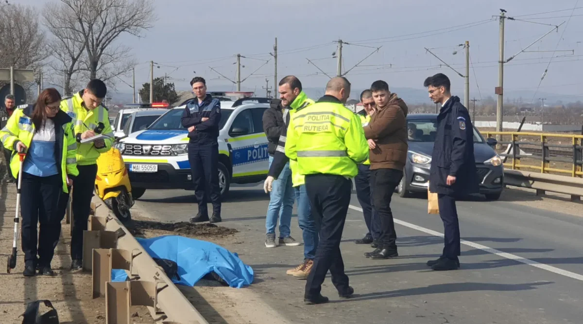 Accident mortal la ieșirea din Pașcani. Un bărbat și-a pierdut viața după ce a fost acroșat de un camion