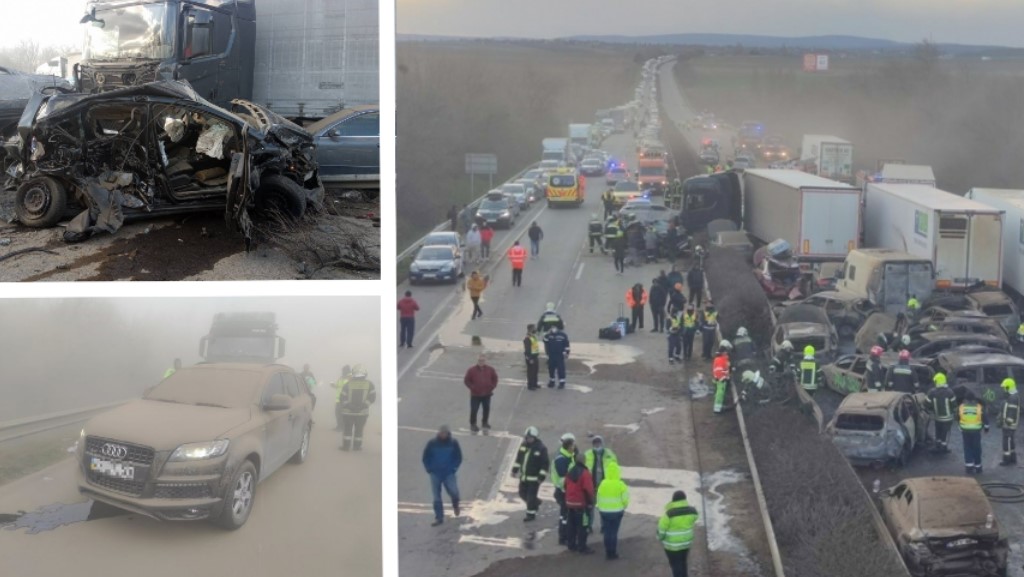 Încă doi români au fost implicați în accidentul uriaș din Ungaria: 5 concetățeni au fost răniți