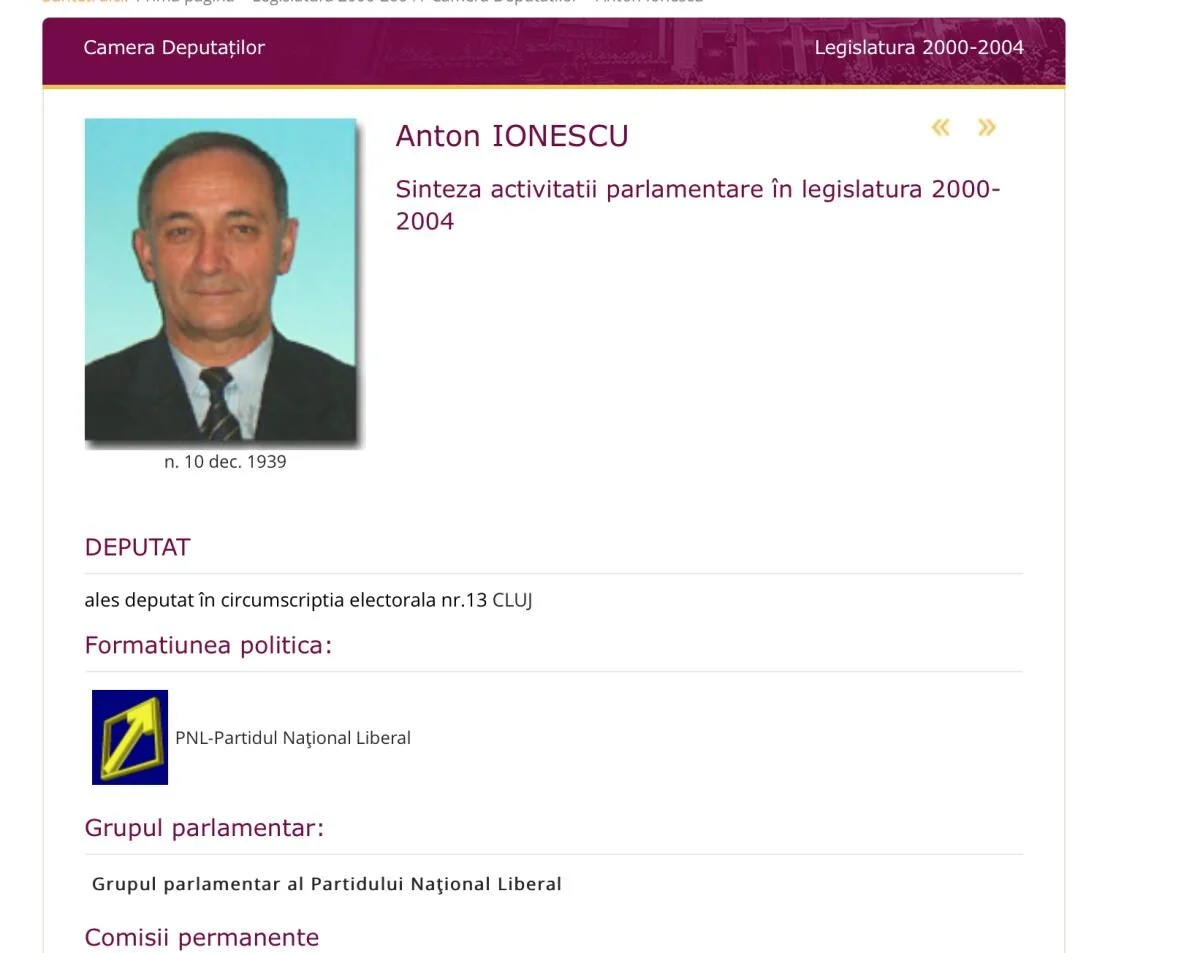 Anton Ionescu, ministrul Transporturilor, a murit la vârsta de 84 de ani