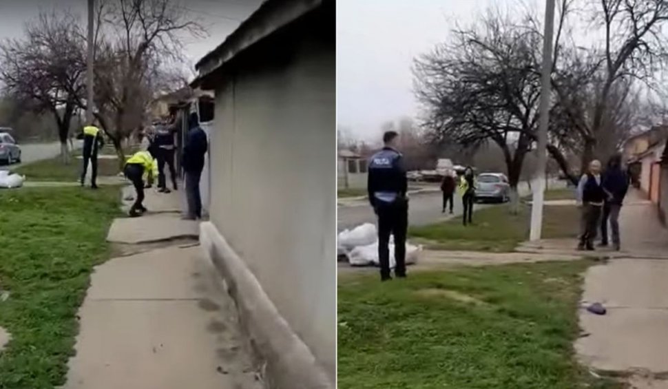 Bărbatul care a bătut trei poliţişti după ce a reuşit să îi ia tonfa unuia dintre ei, a fost „pierdut” de autorităţi la spital