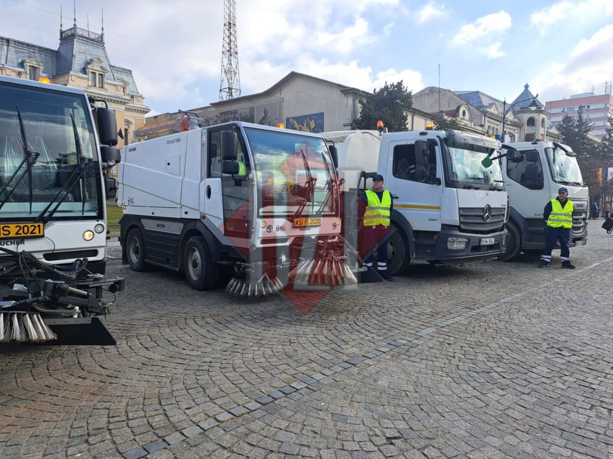 ­­­­­A început campania de curățenie de primăvară în Municipiul Iași. Iată când va fi curățată strada ta
