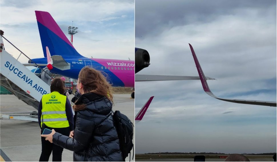 Două avioane cu pasageri s-au lovit pe pista aeroportului din Suceava