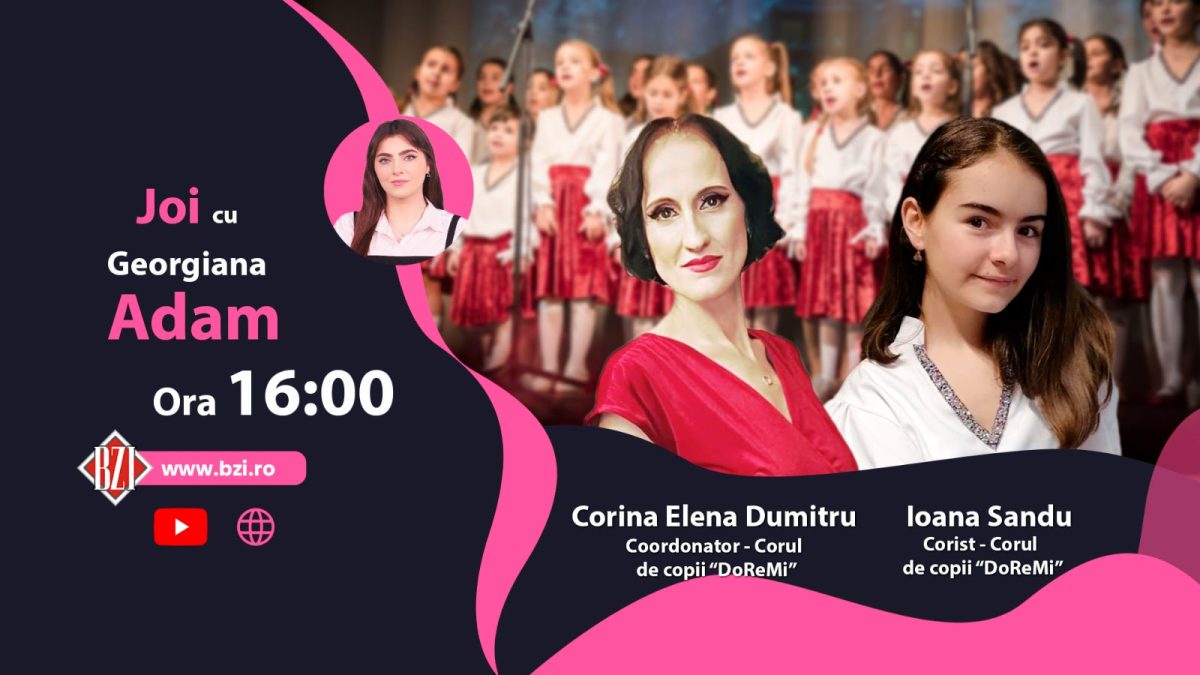 Corina Elena Dumitru, coordonator-Corul de copii “DoReMi”, și Ioana Sandu, corist, detaliază pentru BZI LIVE despre spectacolul “Mărțișor pentru Mama”