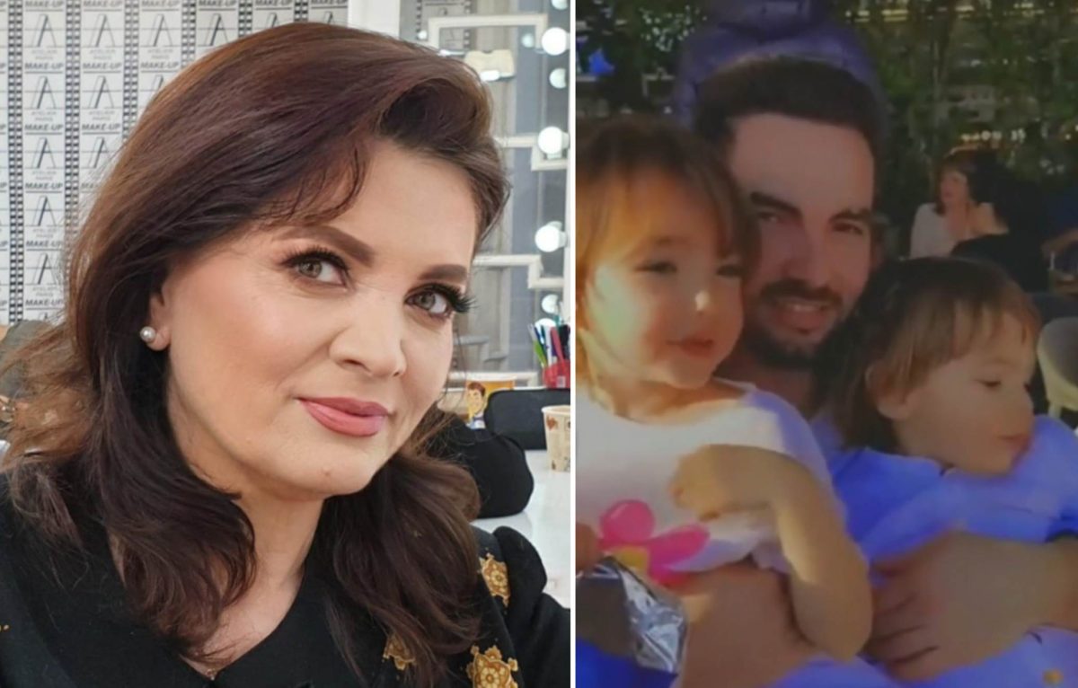 Gina Matache, din nou alături de nepoți. Răzvan Miheț a luat copiii de la Oana şi l-a sărbătorit pe băiat