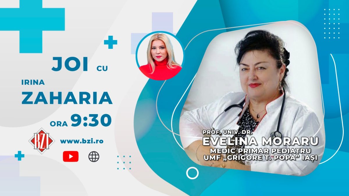 Prof. dr. Evelina Morar, medic primar pediatru, Spitalul de Copii ” Sf. Maria” Iași, discută în emisiunea BZI LIVE despre efectele secundare ale virozelor respiratorii la copii