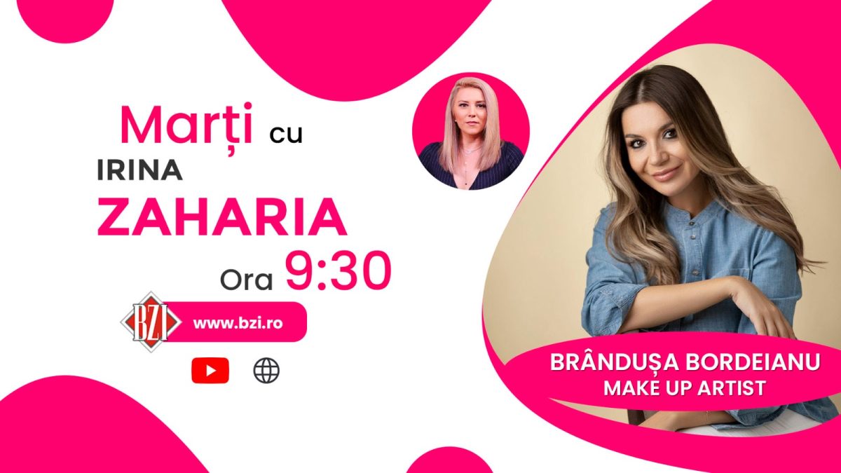 Brândușa Bordeianu, make-up artist discută in emisiunea BZI LIVE despre noile tendințe în machiaj de anul acesta
