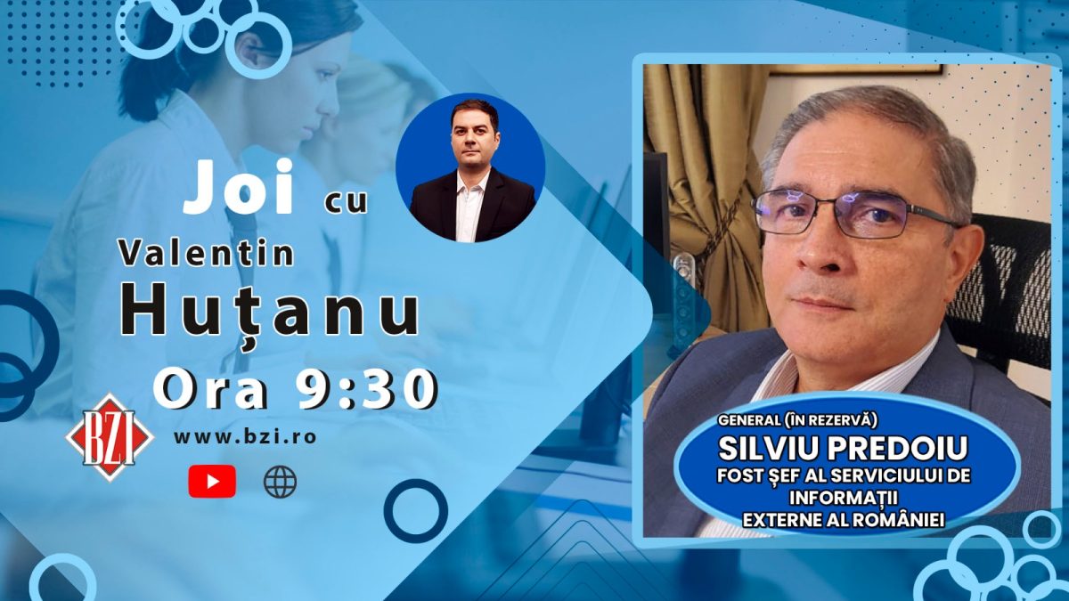 TOP EXCLUSIV! Fostul șef a Serviciului de Informații Externe al României, generalul Silviu Predoiu, invitat într-o ediție specială BZI LIVE