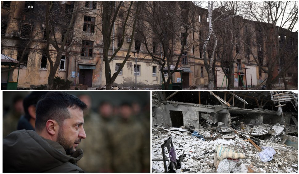 Război în Ucraina. Președintele Volodimir Zelenski a făcut dezvăluiri despre oraşul asediat Bahmut