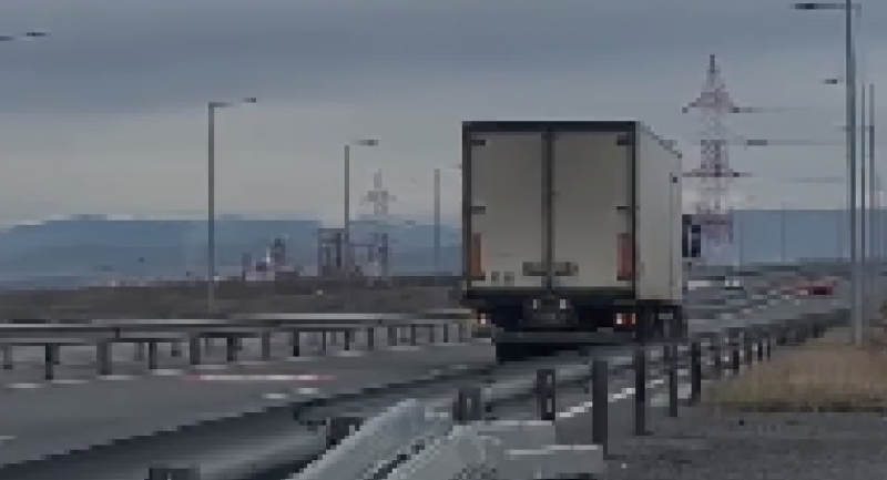 Un şofer inconștient a mers cu spatele pe autostradă, în zona Turda-Sebeş