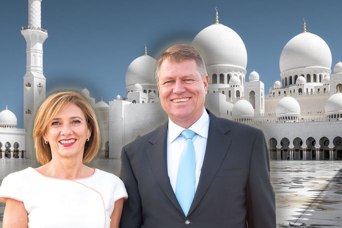 Se nasc niște semne de întrebare privind călătoria soților Iohannis în Emiratele Arabe: un avion privat a zburat pe ruta Dubai-Sibiu și apoi a revenit la București