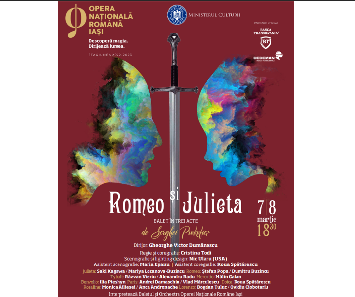 Întâlnire cu „Romeo și Julieta”, de 8 martie, la Opera Iași