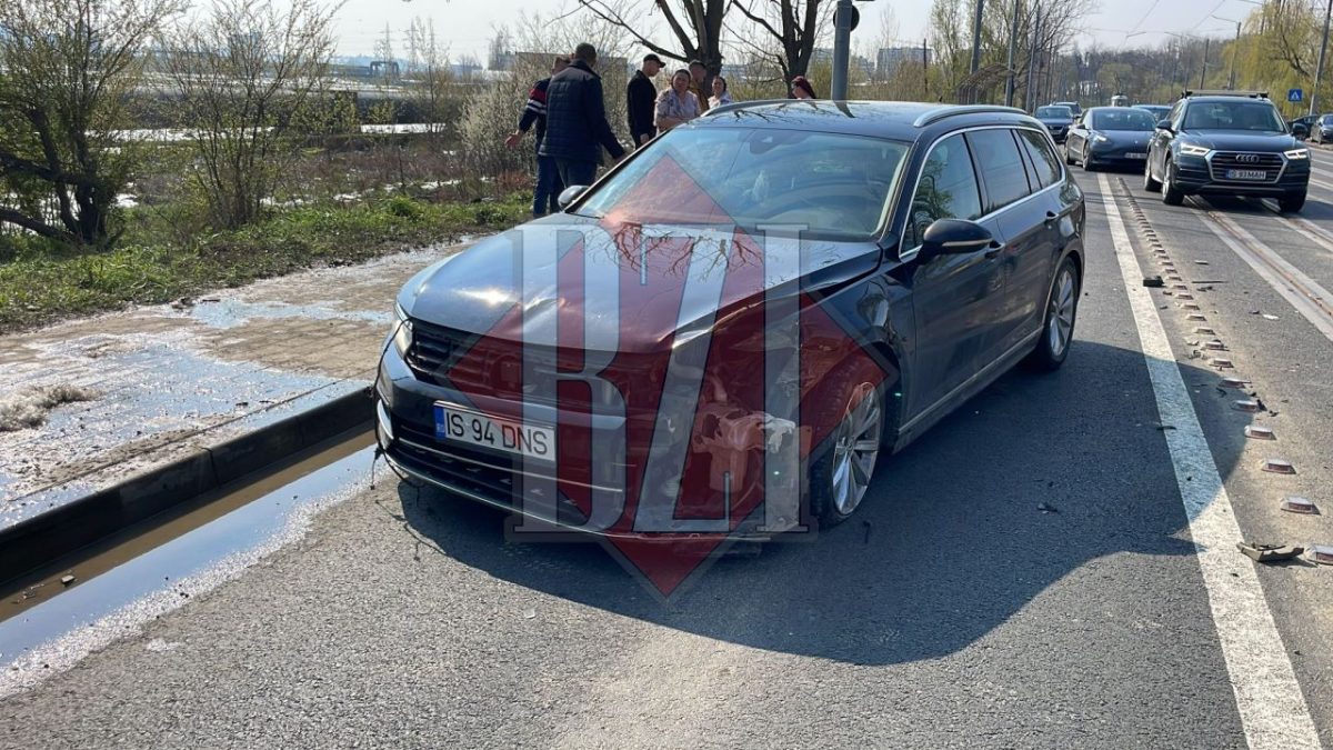 Accident rutier în Dancu. Două autoturisme au fost implicate – UPDATE, FOTO EXCLUSIV