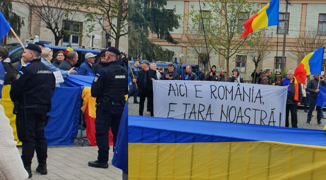 Scene incredibile de la Carei, acolo unde președintele Ungariei asistă la dezvelirea statuii politicianului maghiar Ferenc Kolcsey. Românii ținuți în țarcuri – FOTO, VIDEO