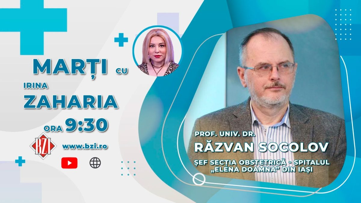Prof.dr. Răzvan Socolov, medic obstetrică- ginecologie, Maternitatea „Elena Doamna” Iași, discută în emisiunea BZI LIVE despre intervențiile laparoscopice și cele de histeroscopie