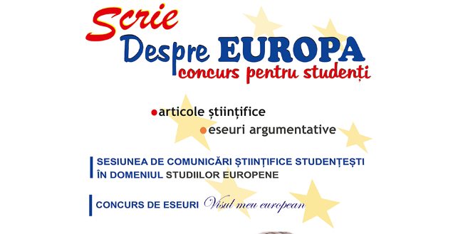 Despre Europa – concurs pentru studenți