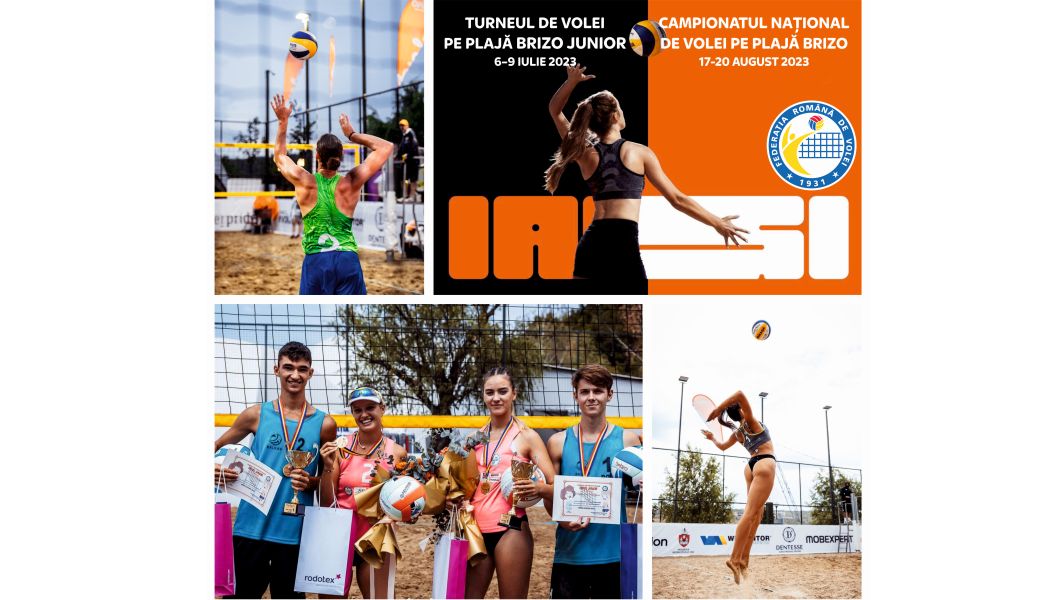 Performanță și excelență în sport la IAŞI – Turneul de Volei pe Plajă “BRIZO Junior” Și Campionatul Național de Volei pe Plajă BRIZO 2023