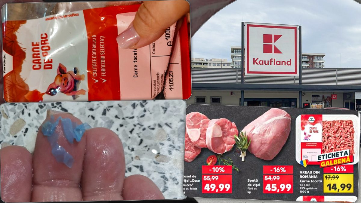 Caz incredibil în Kaufland, zona Tudor Vladimirescu. Ce a putut să găsească o clientă când a ajuns acasă de la cumpărături: „Mi-am dat seama abia când amestecam în tigaia care era pe foc” – FOTO