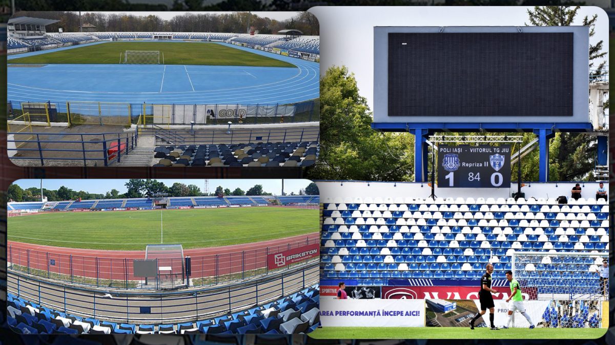 Primăria Iași a reluat licitația pentru tabela electronică de la Stadionul „Emil Alexandrescu”! Peste 100.000 de euro este investiția