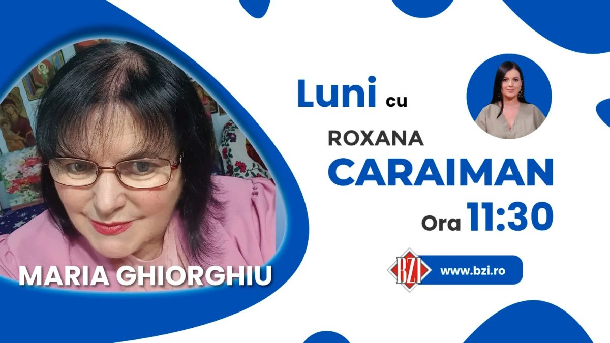 Maria Ghiorghiu în direct la BZI LIVE cu noutăți